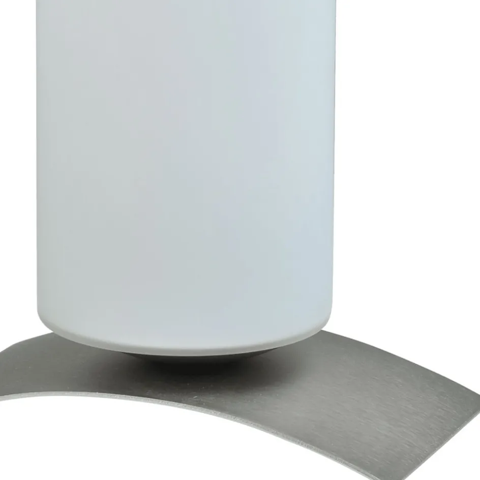 Moderne tafellamp Oblica zuil nikkel>Straluma Online