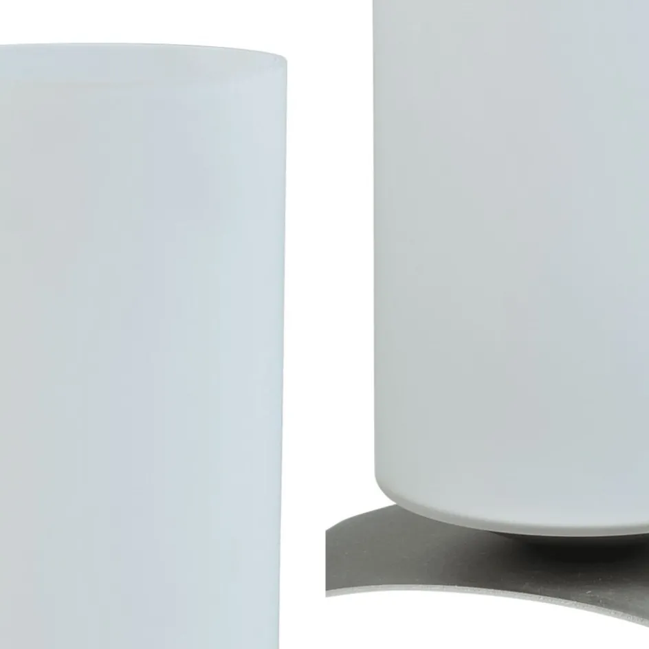 Moderne tafellamp Oblica zuil nikkel>Straluma Online