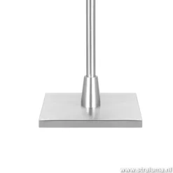 Moderne tafellamp staal/glas met dimmer>Straluma Online