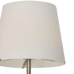 Moderne vloerlamp Calabro nikkel glas>Straluma New