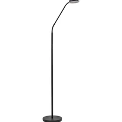 Moderne vloerlamp zwart met dimbaar LED>Straluma Sale