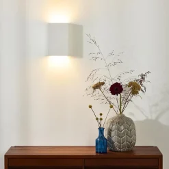 Moderne wandlamp hoogwaardig gips rechthoek><noscript><img width=