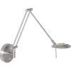 Moderne wandlamp staal met dimbaar LED>Straluma Online