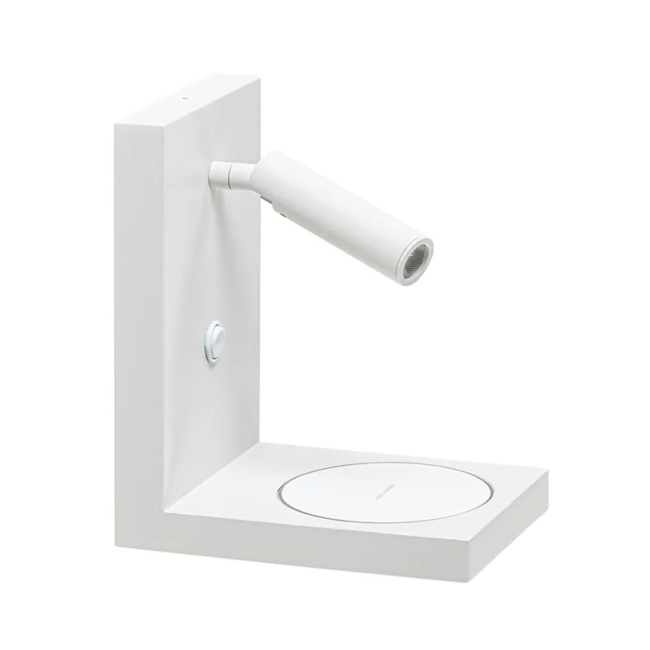 Moderne wandlamp wit inclusief LED en fast charger>Straluma Clearance