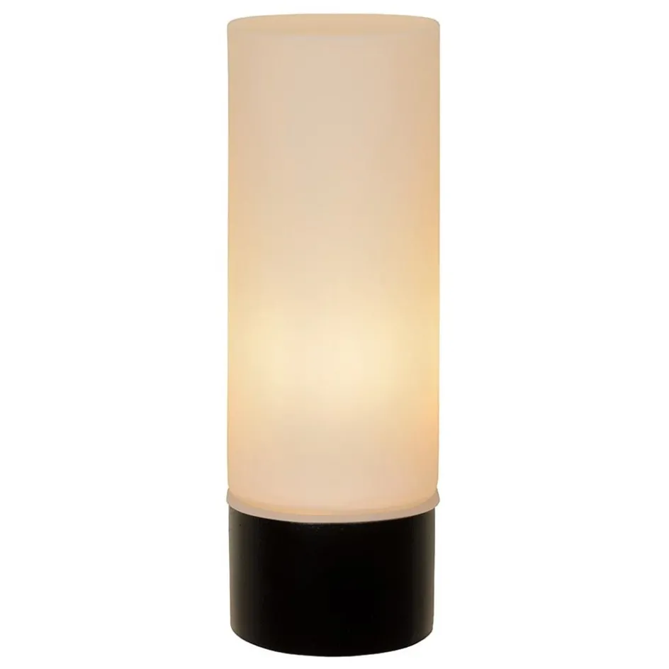 Moderne wandlamp zwart met opaal glas IP44>Straluma New