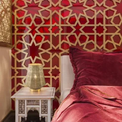 Oosterse tafellamp lantaarn metaal goud><noscript><img width=