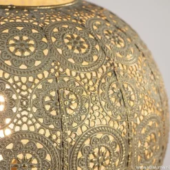 Oosterse tafellamp rond antiek messing></noscript>Straluma New