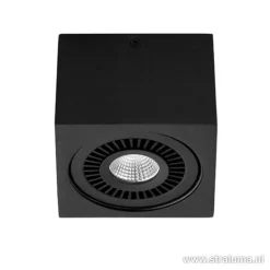Opbouwspot box zwart 1-lichts led><noscript><img width=