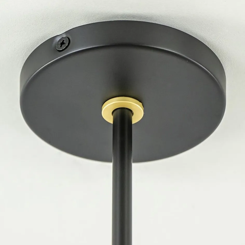 Opbouwspot 1-lichts zwart/brass GU10 mini>Straluma Discount