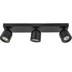 Opbouwspot Solare 3l balk zwart>Straluma New