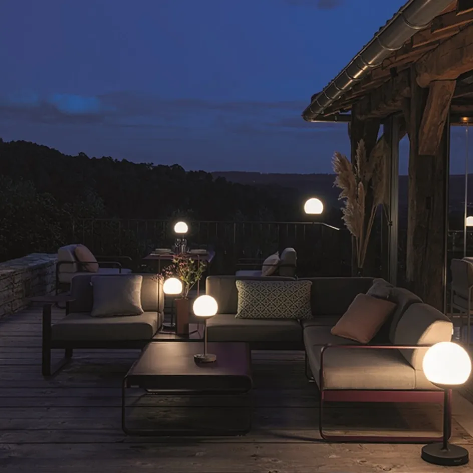 Oplaadbare buitenlamp tafel grijs IP44>Straluma Best