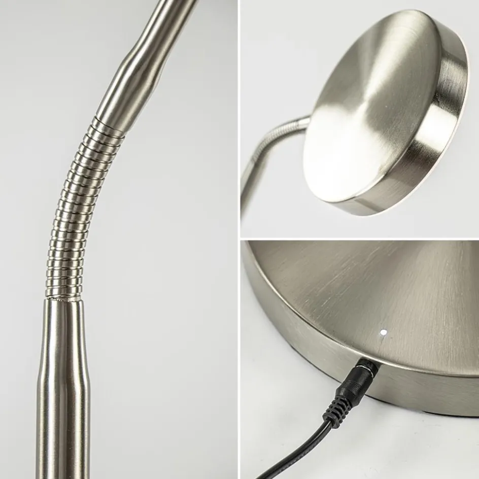 Oplaadbare LED leeslamp nikkel dimbaar>Straluma Hot