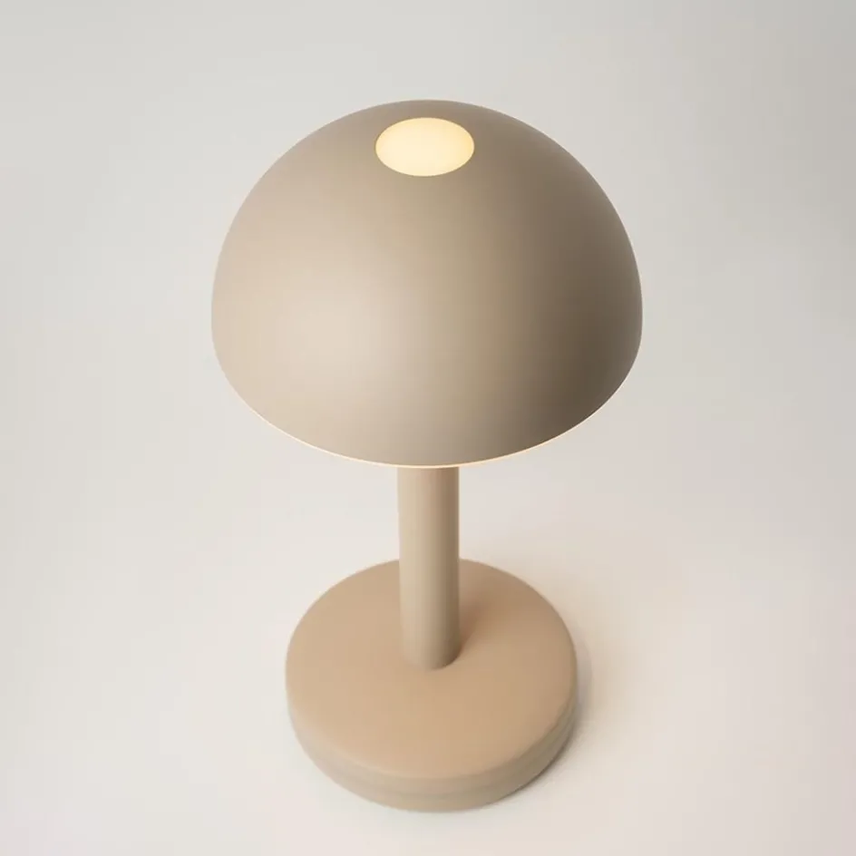 Oplaadbare LED tafellamp beige>Straluma Sale