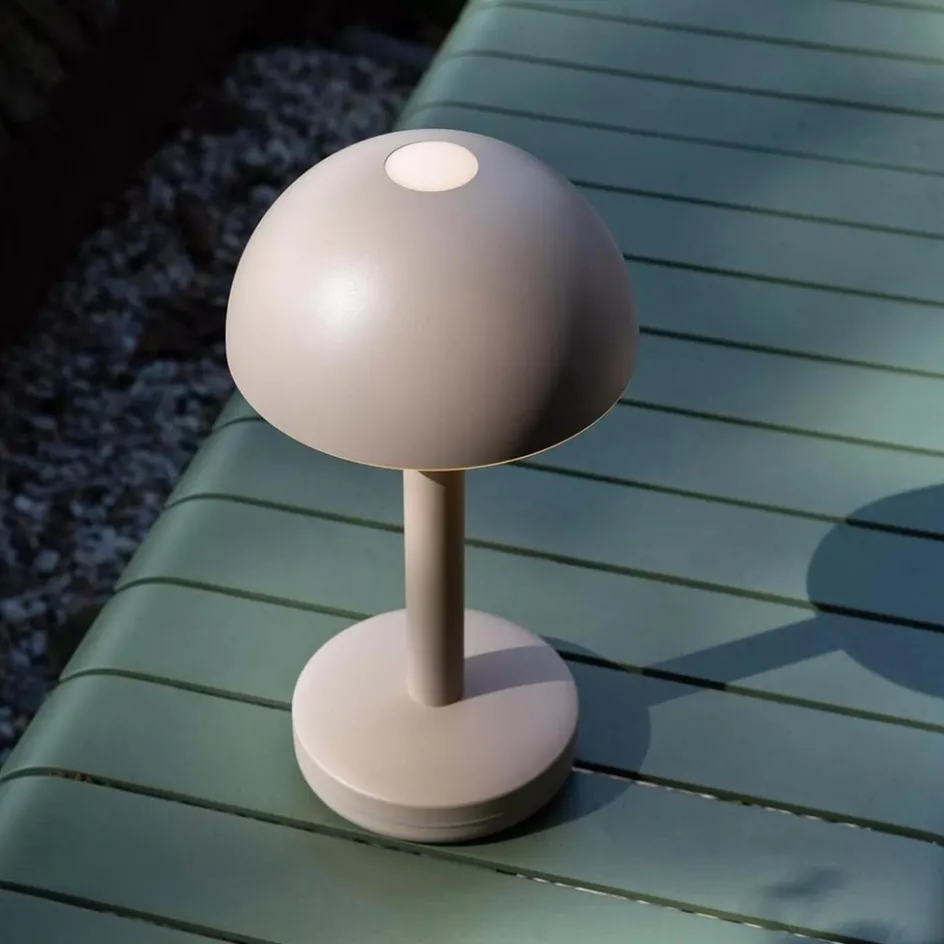 Oplaadbare LED tafellamp beige>Straluma Sale