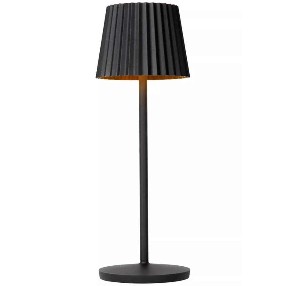 Oplaadbare tafellamp inclusief dimbaar LED zwart IP54>Straluma Sale