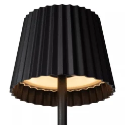 Oplaadbare tafellamp inclusief dimbaar LED zwart IP54>Straluma Sale