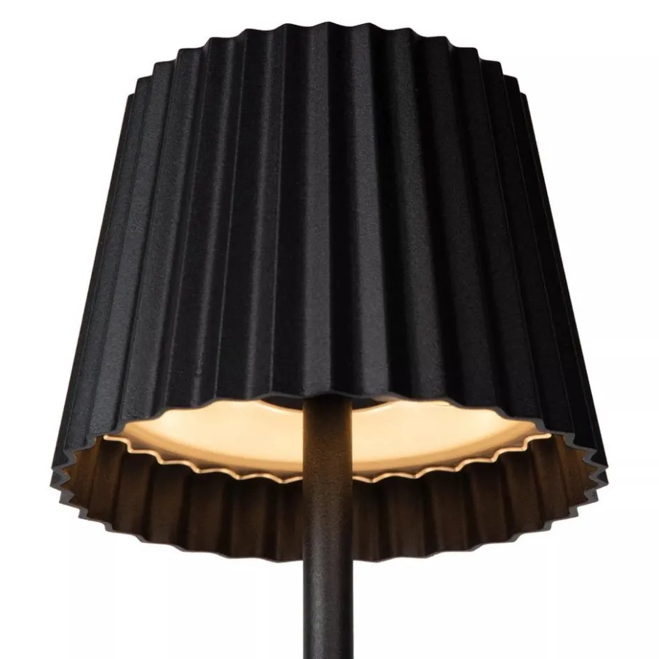 Oplaadbare tafellamp inclusief dimbaar LED zwart IP54>Straluma Sale