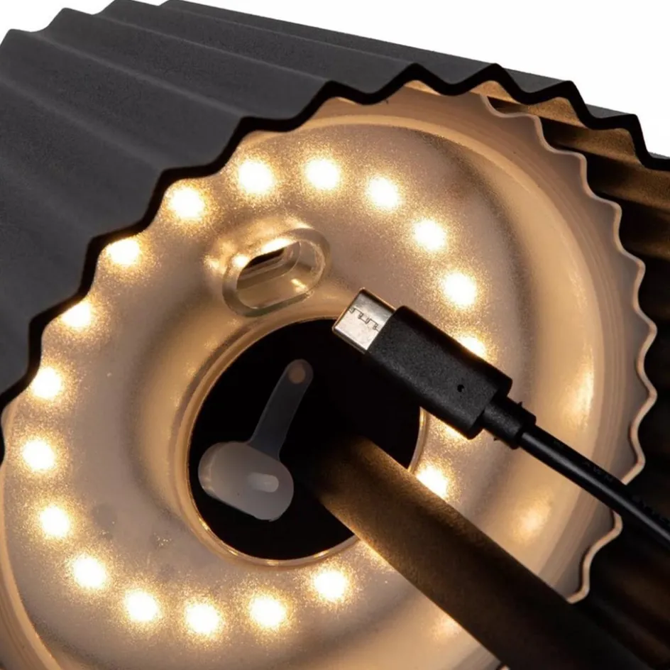 Oplaadbare tafellamp inclusief dimbaar LED zwart IP54>Straluma Sale