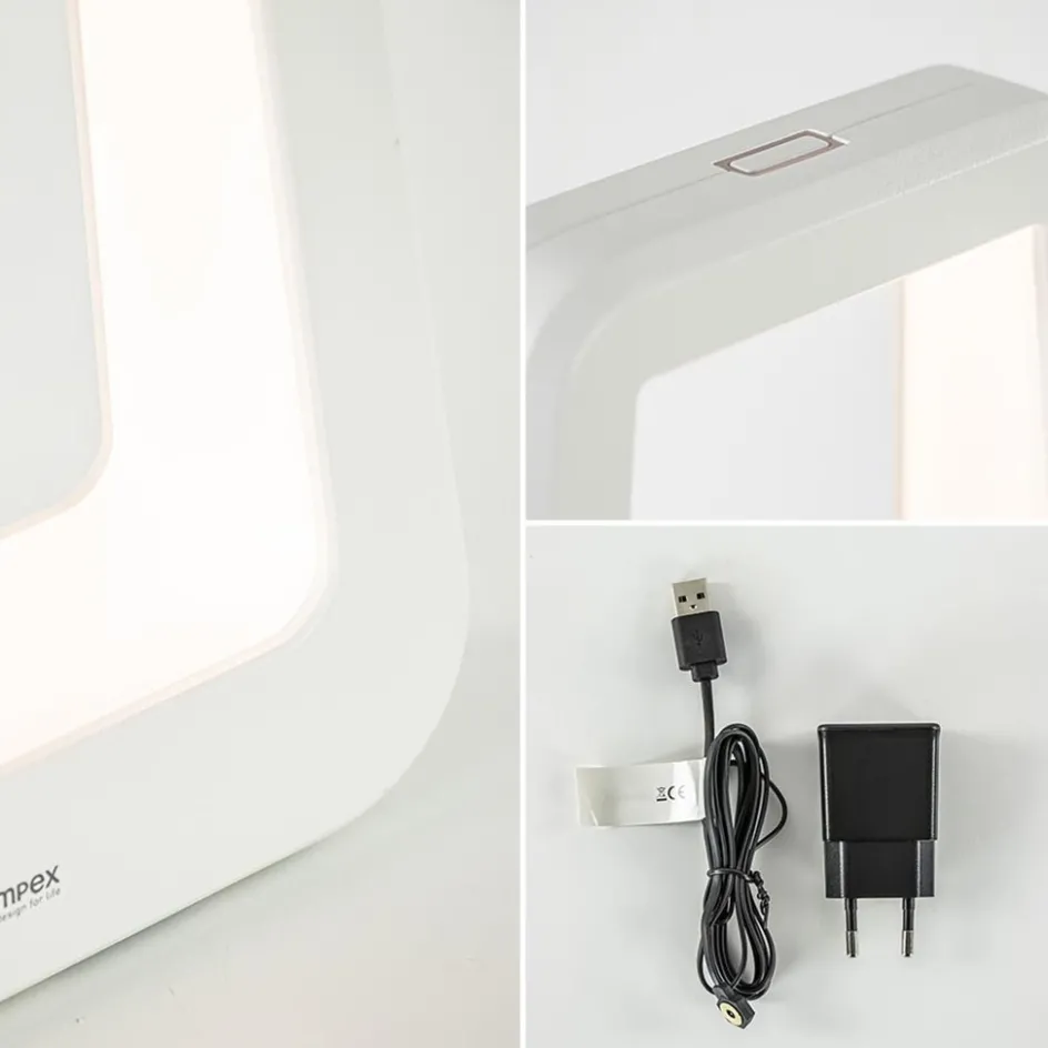 Oplaadbare tafellamp op accu wit dimbaar IP65>Straluma New