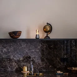 Oplaadbare tafellamp titanium met smoke lichtbron><noscript><img width=