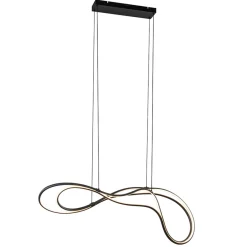 Organische LED hanglamp zwart dimbaar>Straluma Discount