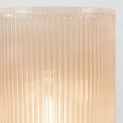 Oudroze glazen tafellamp Phoebe op batterijen van Light and living>Straluma Best