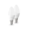Philips Hue e14 kaars mat 2-pack 2700k>Straluma Outlet