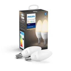 Philips Hue e14 kaars mat 2-pack 2700k>Straluma Outlet
