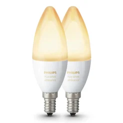 Philips Hue 4w e14 kaars 2-pack white ambiance>Straluma Online