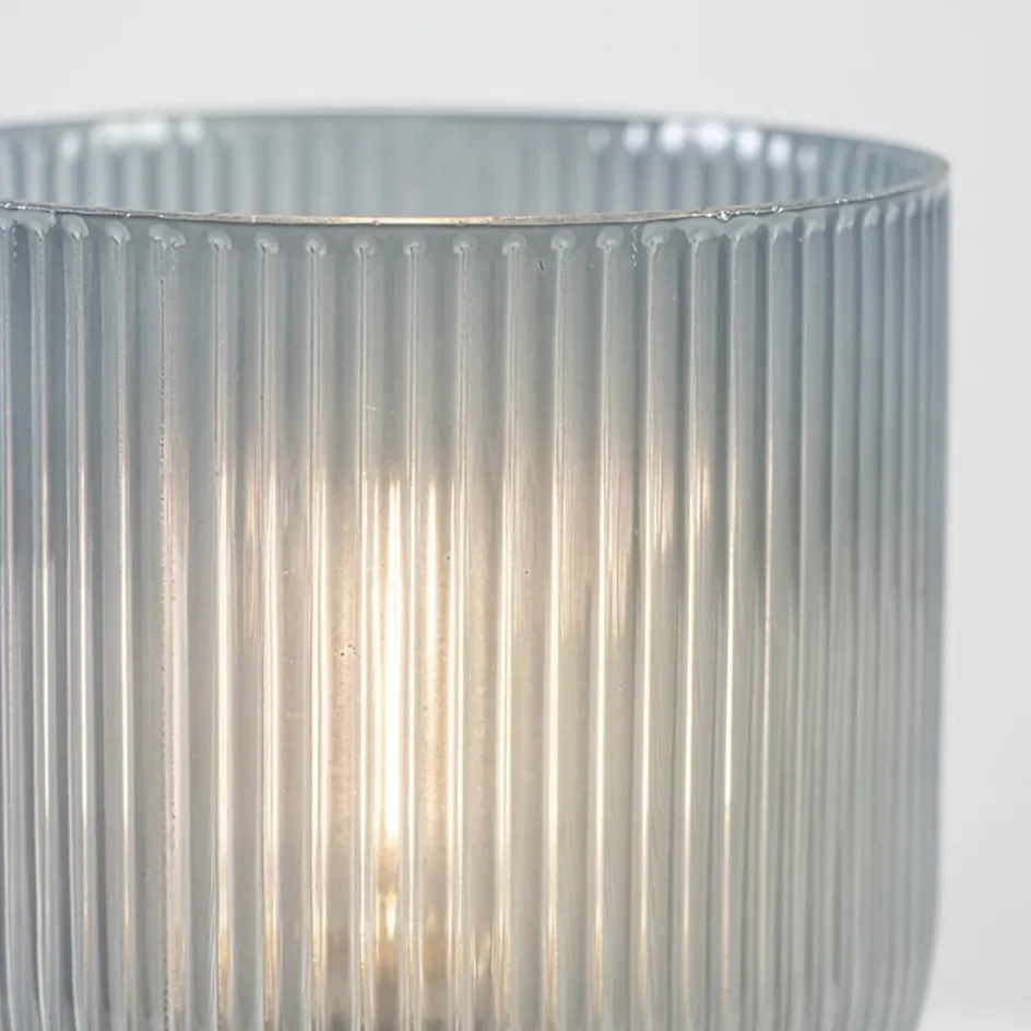 Phoebe kleine light and living tafellamp blauw-grijs op batterijen>Straluma New