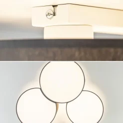 Plafondlamp 3 kappen grijs><noscript><img width=