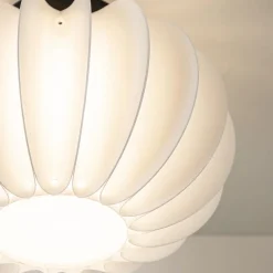 Plafondlamp Arena 30cm zwart/kap wit></noscript>Straluma Best