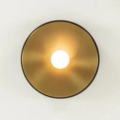 Plafondlamp Bright 20 zwart/matgoud></noscript>Straluma Online