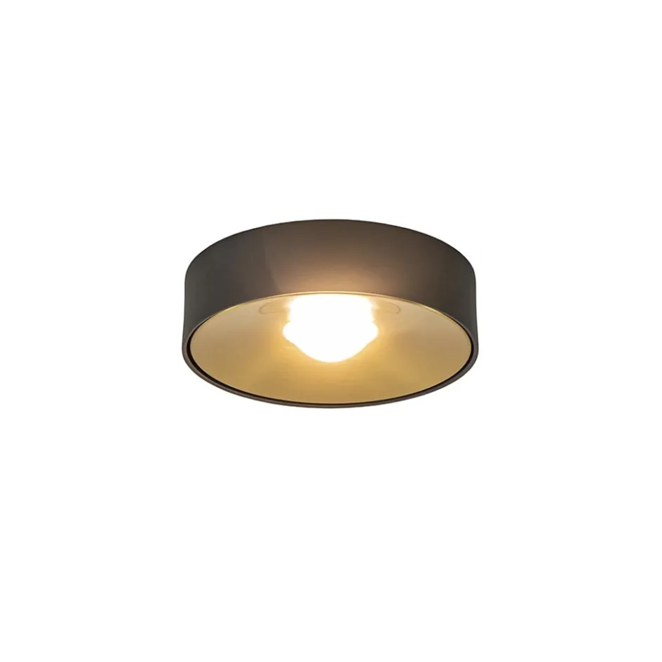 Plafondlamp Bright 15 zwart/matgoud>Straluma Outlet