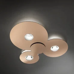 Plafondlamp Bugia Triple glossy bronze></noscript>Straluma Discount