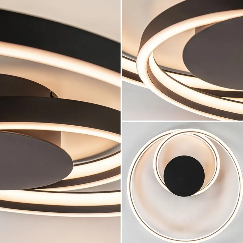 Plafondlamp Cinque-Ciola zwart dim-to-warm>Straluma Discount