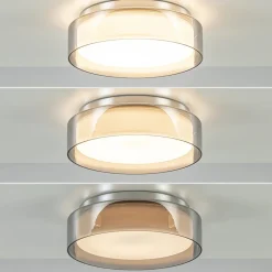 Plafondlamp Clear 30cm IP44 3-switchdim>Straluma