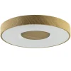 Plafondlamp Coin 50 hout + remote CCT>Straluma New