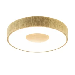 Plafondlamp Coin 38 hout + remote CCT>Straluma Best