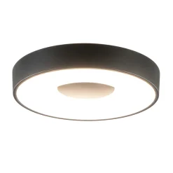 Plafondlamp Coin 38 zwart + remote CCT>Straluma Outlet