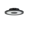 **Plafondlamp disc 26cm zwart 3-step dim>Straluma Outlet