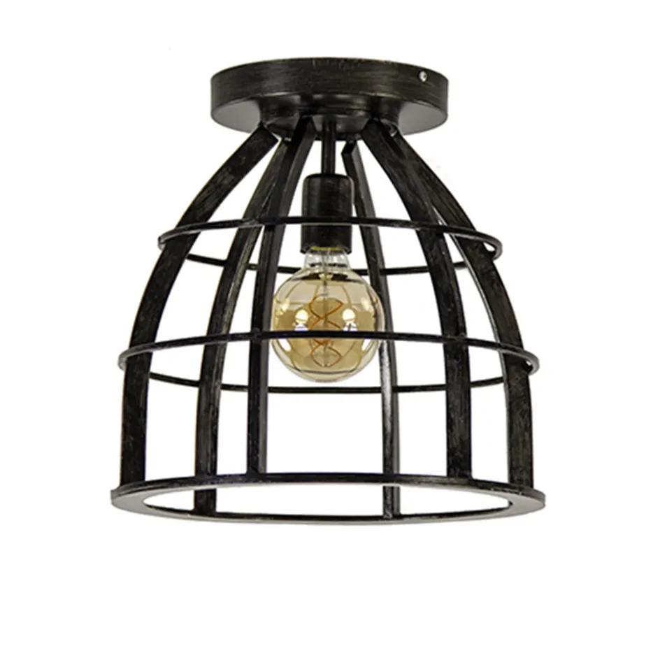 Plafondlamp frame zwart industrieel>Straluma Clearance