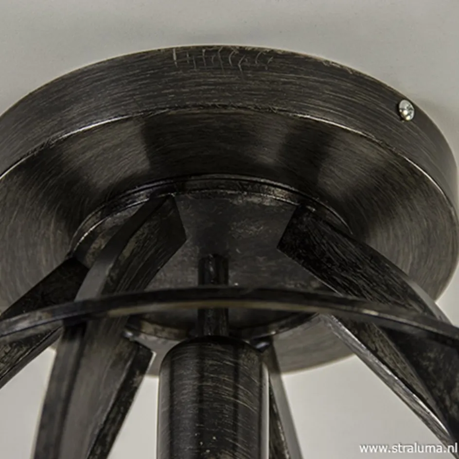 Plafondlamp frame zwart industrieel>Straluma Clearance