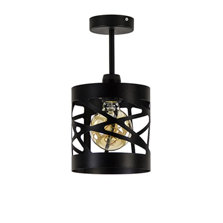 Plafondlamp Frez zwart metaal>Straluma Hot