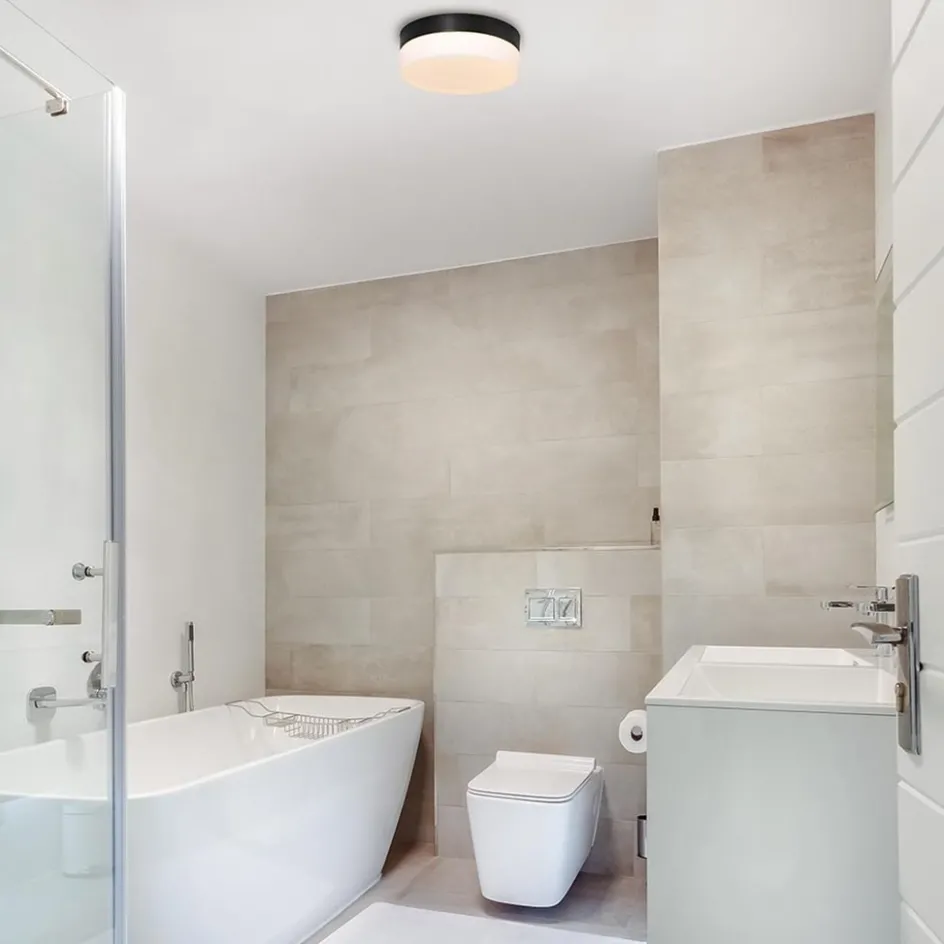 Plafondlamp Ikaro zwart 24cm 3-step dim>Straluma Clearance