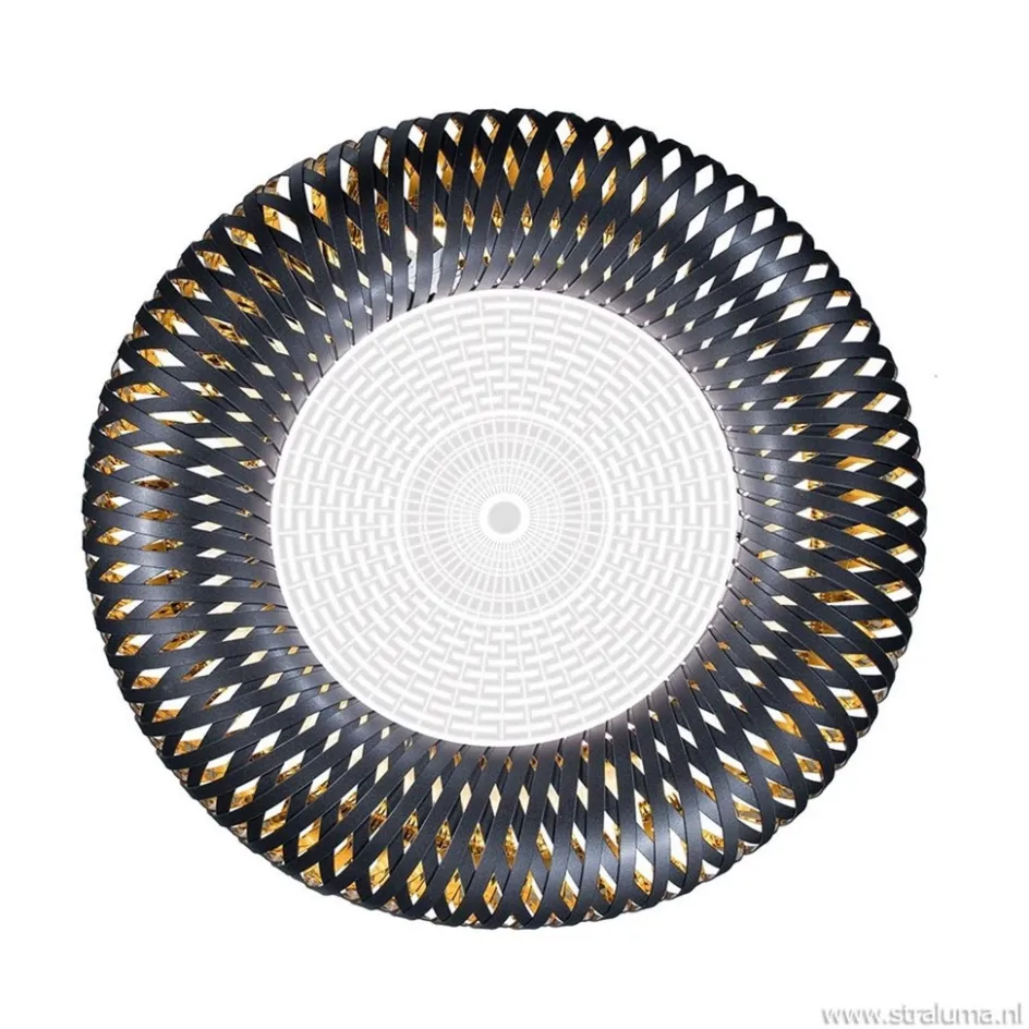 Plafondlamp Kalatos zwart/goud>Straluma Sale