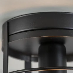 Plafondlamp kooi zwart><noscript><img width=