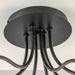 Plafondlamp Kraken klein 8-armen zwart><noscript><img width=
