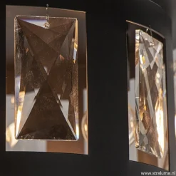 Plafondlamp Kristall Black met pegels><noscript><img width=