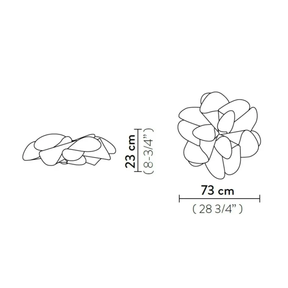 Plafondlamp La Belle Etoile zwart>Straluma Hot